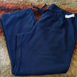 Old Navy fleece navy drawstring pants
